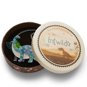 ERSTWILDER I'LL BE BRACH DINOSAUR NECKLACE PINUP